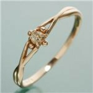 【送料無料】K18PG ダイヤリング 指輪 デザインリング 15号 ファッション リング・指輪 天然石 ダイヤモンド レビュー投稿で次回使える2000円クーポン全員にプレゼント