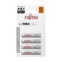 【送料無料】(まとめ) FDK 富士通ニッケル水素電池 スタンダードタイプ 単4形 HR-4UTC(4B) 1パック(4本) 【×3セット】