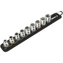 【送料無料】WERA ヴェラ 差込角3/8DR 9点組 ビットソケット セット サイクロップラチェット用 003973 工具 ツール DIY 作業工具 道具