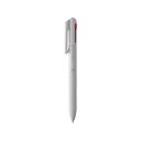 【送料無料】(まとめ) ぺんてる Calme3色 0.5mmグレイッシュホワイト軸 BXAC35W 【×5セット】
