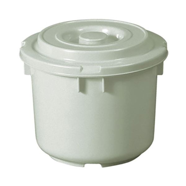 【送料無料】【5セット】 新輝合成 トンボ つけもの容器 蓋・押蓋付 5型 グレー MMT14124X5