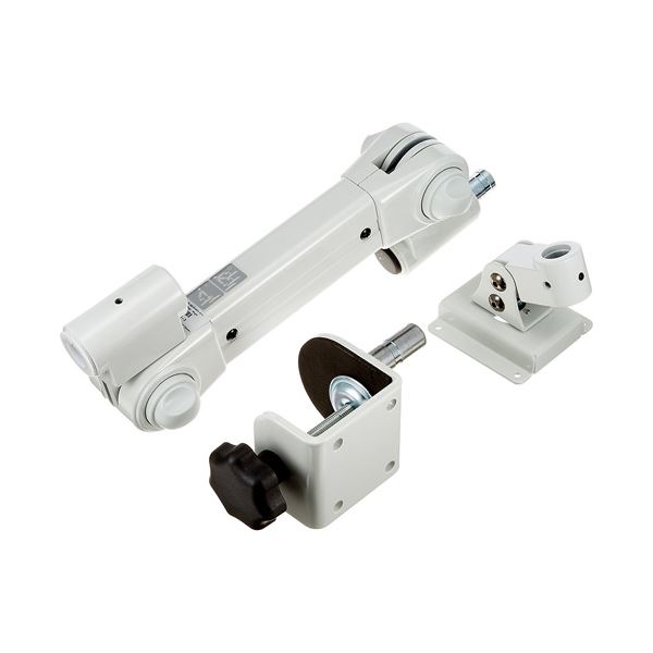 【送料無料】ライブクリエータ スタンダードアーム クランプ固定 中荷重 アイボリー ARM2-21C