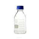 【送料無料】【柴田科学】ねじ口びん(メジュームびん) 青キャップ付 750mL【10個】 017200-750A