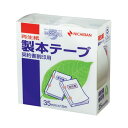 (まとめ) ニチバン 製本テープ<再生紙>契約書割印用 35mm×10m 白 BK-3534 1巻 【×10セット】(4)