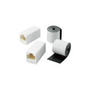 【送料無料】(まとめ)エレコム 屋外用コンパクトRJ45中継コネクタ(Cat5E) LD-VAPFR/RJ45WP【×3セット】