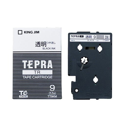 (まとめ) キングジム テプラ TR テープカートリッジ 9mm 透明/黒文字 TT9KM 1個 【×4セット】 (まとめ) キングジム テプラ TR テープカートリッジ 9mm 透明/黒文字 TT9KM 1個 【×4セット】