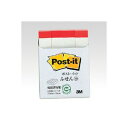 (まとめ) 住友スリーエム ポストイット(R) 再生紙 4個入り 横14×縦75mm 560RP-W/R 白(赤帯) 4個入 【×10セット】