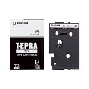 【送料無料】(まとめ) キングジム テプラ TR テープカートリッジ 9mm 白/黒文字 TC9S 1個 【×4セット】