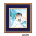 【送料無料】色紙額縁セット 黒金フレーム 414mm×384mm×30mm おおた慶文 愛のかたち 壁掛け用 ひも付き フレーム 額縁 額