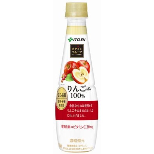 【送料無料】【まとめ買い】伊藤園 ビタミンフルーツ りんごMix PET 340g×24本(1ケース)【代引不可】 ..