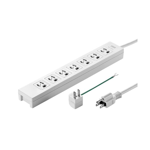 【送料無料】(まとめ)サンワサプライ 電源タップ TAP-F37-5AD【×2セット】