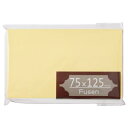 【送料無料】(まとめ) TANOSEE ふせん 75×125mm クリーム 1冊 【×20セット】
