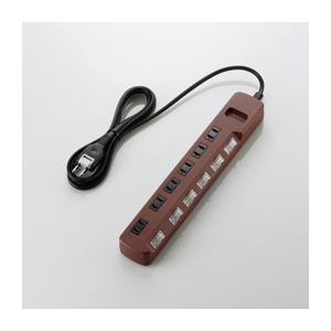 【送料無料】(まとめ)エレコム 個別スイッチ付 雷ガードタップ T-BR04-2620BR【×3セット】 【送料無料】(まとめ)エレコム 個別スイッチ付 雷ガードタップ T-BR04-2620BR【×3セット】