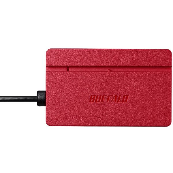 【送料無料】バッファロー USB2.0 マルチカードリーダー/ライター スタンダードモデル レッド BSCR100U2RD