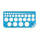 【送料無料】(まとめ) ステッドラー テンプレート 円定規 大 エッジ付 976 01 1枚 【×5セット】