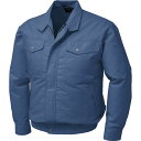 【送料無料】KU91710 空調服 R 綿・ポリ混紡 制電長袖ブルゾン FAN2200G・RD9261・LIPRO2セット ダークブルー XL