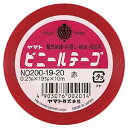 (まとめ) ヤマト ビニールテープ 幅19mm×長10m NO200-19-20 赤 1巻入 【×30セット】
