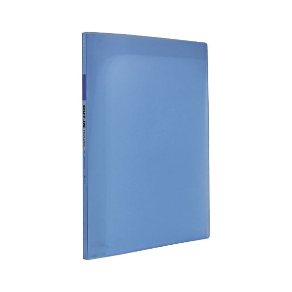 （まとめ） セパル アウト イン ホルダー A4判タテ型／A3判ヨコ型兼用（10ポケット） PAL-210-10 ブル..