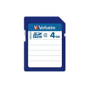 【送料無料】三菱ケミカルメディア SDHCカード 4GB Class4 SDHC4GYVB1