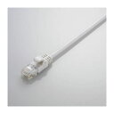 (まとめ)エレコム Gigabit やわらかLANケーブル(Cat6準拠) LD-GPY/WH15【×2セット】