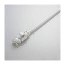 (まとめ)エレコム Gigabit やわらかLANケーブル(Cat6準拠) LD-GPY/WH3【×5セット】