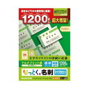 【送料無料】エレコム なっとく。名刺(マイクロミシン・標準) MT-JMN1IVZP