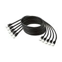 【送料無料】(まとめ) TANOSEE 爪折れ防止LANケーブル(CAT5e) ブラック 2m 1パック(5本) 【×3セット】
