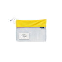 (まとめ) セグレスメッシュケース A5判 AZ-2325-50 イエロー 1個入 【×5セット】