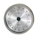 EMPEX 温度・湿度計 スーパーEX高品質 温度・湿度計 壁掛用 EX-2727 メタリックグレー(2)