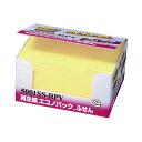 (まとめ) 3M ポストイット エコノパック 強粘着ふせん 75×25mm イエロー 5001SS-RPY 1パック(20冊) 【×2セット】