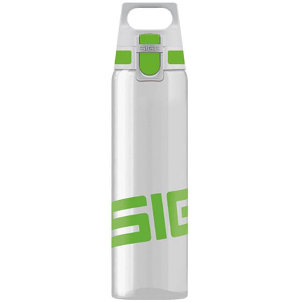 【送料無料】SIGG ワンタッチ式トライタン製ボトル トータルクリア ワン（グリーン 0．75L） 生活用品・インテリア・雑貨 キッチン・食器 タンブラー レビュー投稿で次回使える2000円クーポン全員にプレゼント