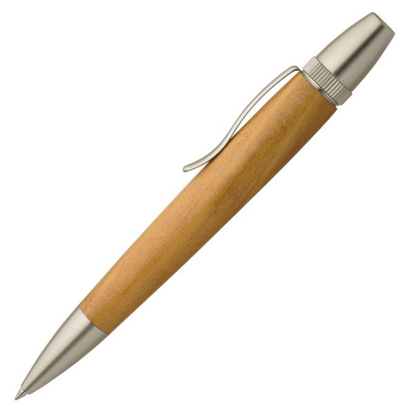 銘木 ハンドメイド ボールペン/文房具 【山桜 さくら】 日本製 0.7mm 文具 オフィス用品 ステーショナリー