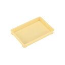 【送料無料】【15個セット】 パンコンテナー/食品用コンテナー 【小型浅】 アイボリー 清掃簡単【代引不可】