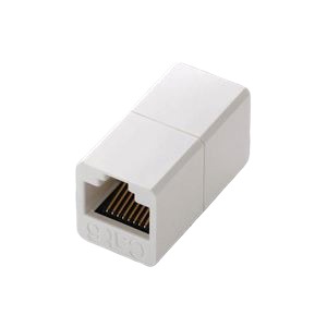 【送料無料】（まとめ）エレコム 延長コネクタ LD-RJ45JJ6Y2【×5セット】 AV・デジモノ その他のAV・デジモノ レビュー投稿で次回使える2000円クーポン全員にプレゼント