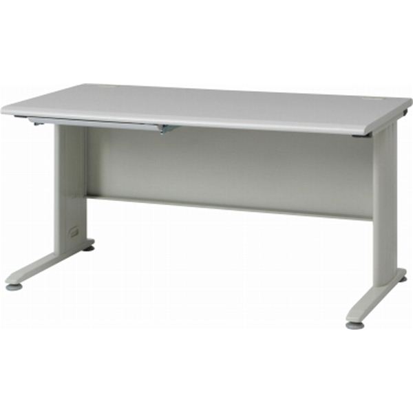 【送料無料】パソコンデスク/平机140 引き出し収納付き 幅140cm×奥行70cm KH140 ホワイト（白）【組立品】【代引不可】