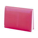 (まとめ) リヒトラブ AQUA DROPs エクスパンディングファイル A4判7ポケット A-5050-3 赤 1冊入 【×3セット】