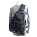 【送料無料】アメリカ軍 偵察隊 肩掛け 大型 ワンショルダー バッグ カバン ブラック 米軍 レプリカ ミリタリーウェア ミリタリーバッグ