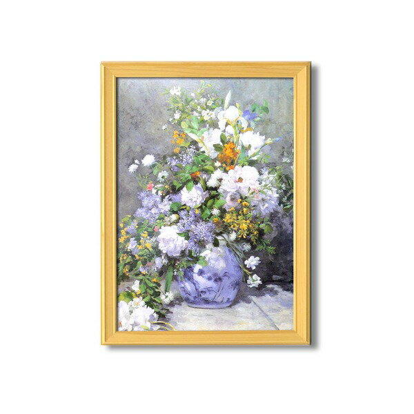 【送料無料】名画額縁 【A3】 ルノワール 「花瓶の花」 343×466×230mm 壁掛けひも付き 生活用品・インテリア・雑貨 インテリア・家具 絵画 レビュー投稿で次回使える2000円クーポン全員にプレゼント