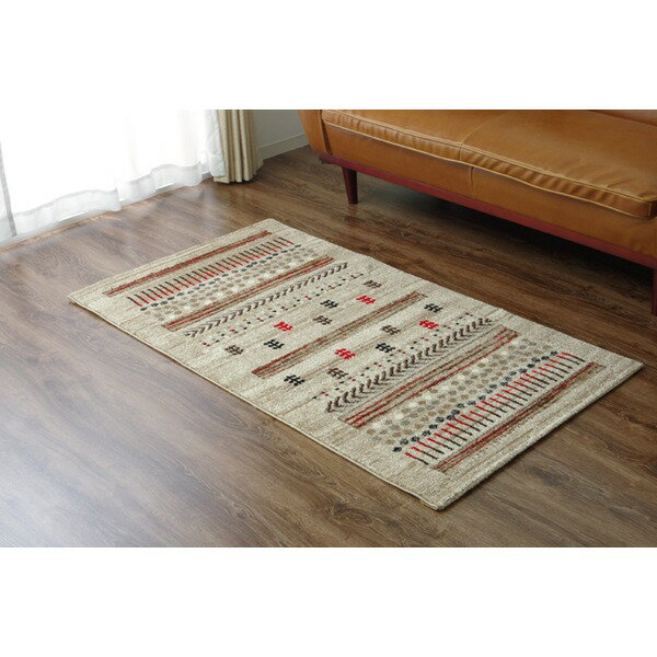 【送料無料】トルコ製 ウィルトン織り カーペット 絨毯 RUG ベージュ 約80×140cm 生活用品・インテリア・雑貨 インテリア・家具 カーペット・マット ラグマット 約100cm×140cm レビュー投稿で次回使える2000円クーポン全員にプレゼント