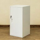 【送料無料】ハイタイプ 鍵付きロッカー/収納ラック 【ホワイト】 幅38cm スチール カギ×2個 棚板 転倒防止器具付き 連結可 『キューブBOX』【代引不可...