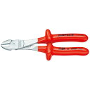 【送料無料】KNIPEX クニペックス 7407-200 絶縁 強力 斜ニッパー 1000V 工具 ツール DIY 作業工具 道具 ニッパー