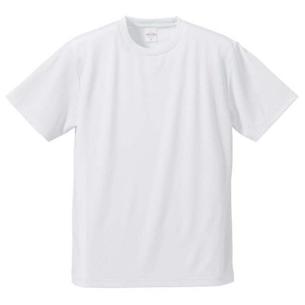 【送料無料】〔5枚セット〕 Tシャツ M ホワイト UVカット 吸汗 速乾 4.1オンス さらさらドライ 半袖 ティーシャツ tシャツ