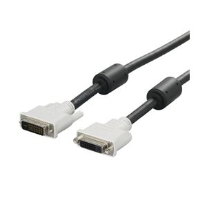 【送料無料】バッファロー(サプライ) BUFFALO ディスプレイ延長ケーブル DVI-Dオス：DVI-Dメス コア付 2.0m BSDCDED20 AV・デジモノ パソコン・周辺機器 ACアダプタ・OAアダプタ レビュー投稿で次回使える2000円クーポン全員にプレゼント