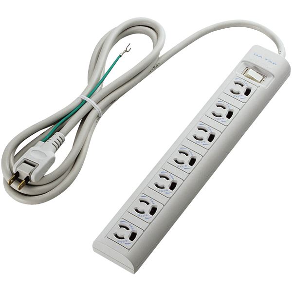 【送料無料】エレコム OAタップ/3P/7個口/マグネット/抜け止め/スイッチ/2.0m T-Y3A-3720WH