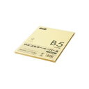 (まとめ) TANOSEE αエコカラーペーパーII B5 クリーム 少枚数パック 1冊(100枚) 【×15セット】