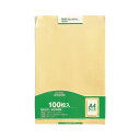 (まとめ) 再生紙クラフト封筒 100枚パック入 PK-128 100枚入 【×3セット】