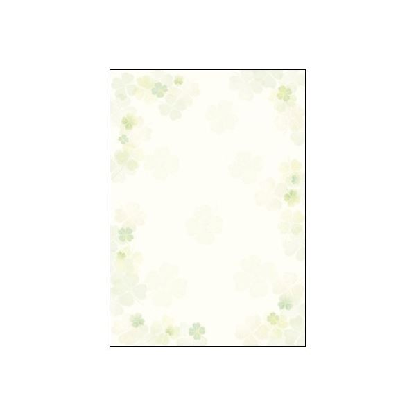 (まとめ) ササガワ 和柄用紙 和ごころ 10枚 4-1026 四つ葉【×20セット】