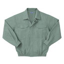 【送料無料】KU90550 空調服 R 綿薄手 長袖ブルゾン 服のみ モスグリーン Lサイズ