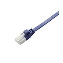 (まとめ)エレコム ツメ折れ防止フラットLANケーブル(Cat6A) LD-GFAT/BM05【×5セット】
