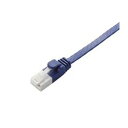 (まとめ)エレコム ツメ折れ防止フラットLANケーブル(Cat6A) LD-GFAT/BM15【×5セット】